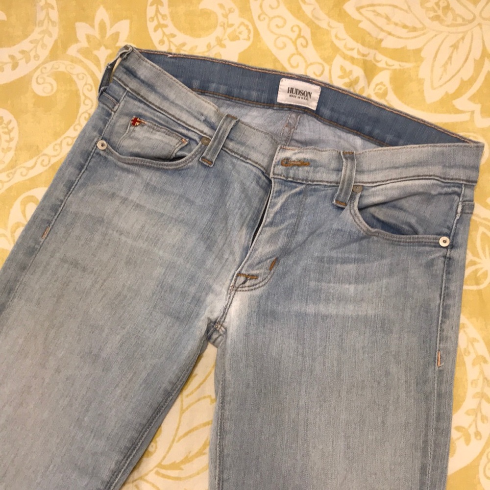 Hudson cropped jeans